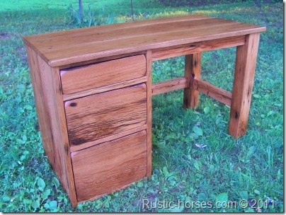 Barn Wood Desk on Barn Wood Desk